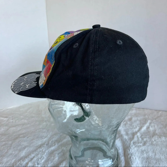 Disney Parks Mickey Mouse Graffiti Street Wear Hip Hop Cotton Elastic Hat Adult - Picture 6 of 13